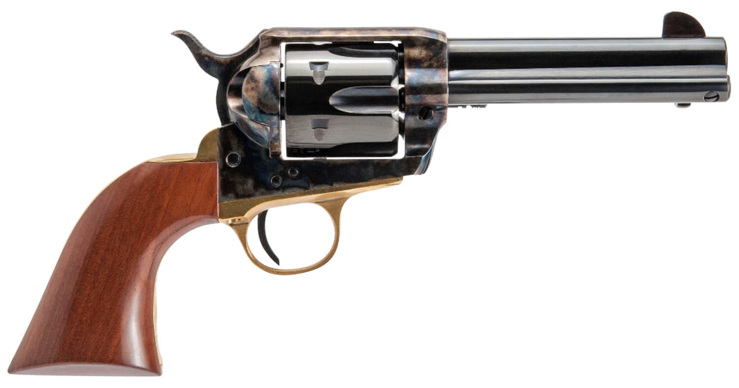 Cimarron Pistolero 9mm Luger Revolver 6 Shot 4.75 SAO Walnut PPP9MM-img-0