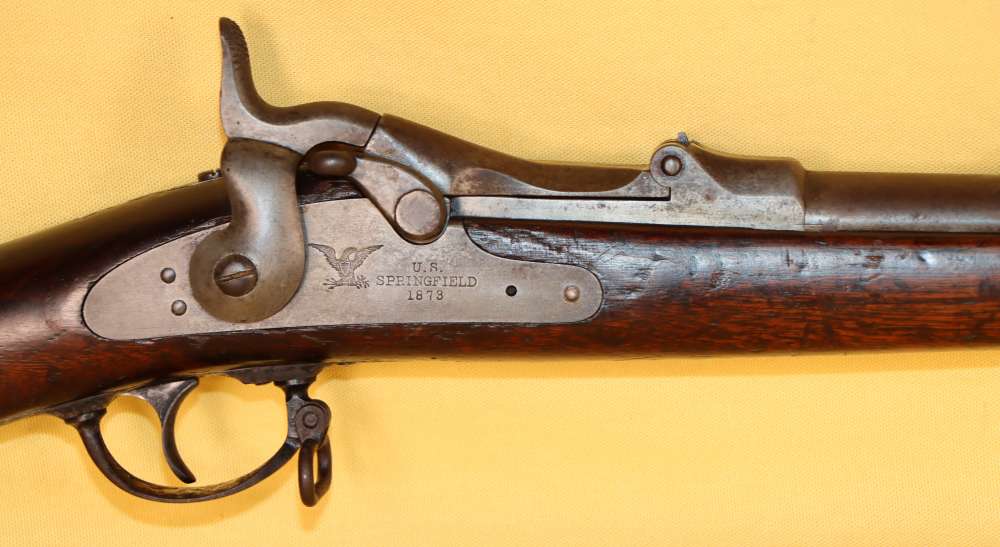 Rare & Early Springfield Model 1873 Trapdoor Rifle c. 1875, 5th Inf Regt-img-4
