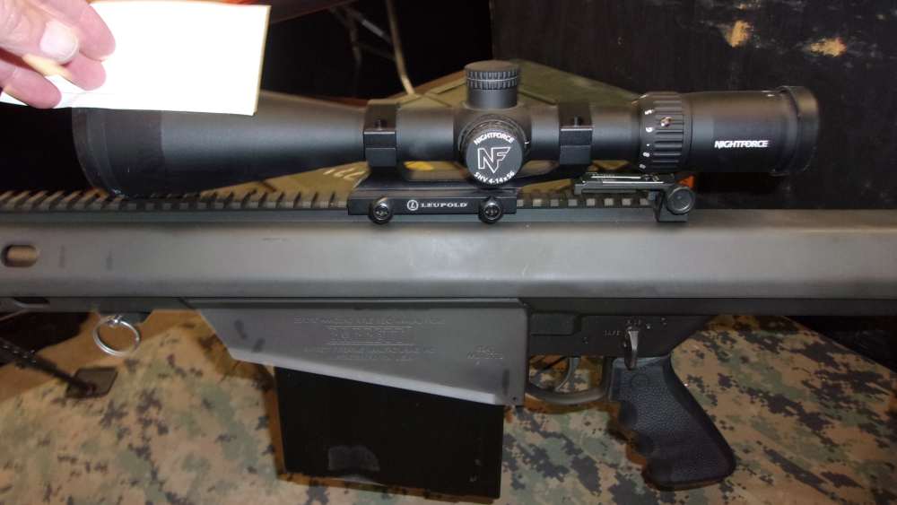 Barrett m82 20" barrel, 50 BMG Nightforce SHV 4-14X56 4 mags-img-2