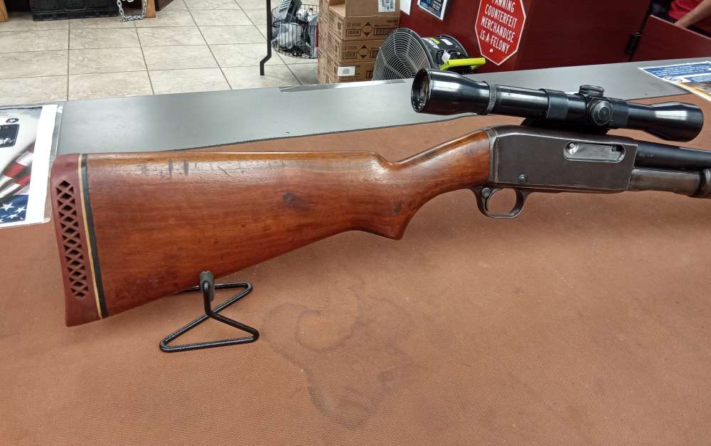Remington model 14 30 REM pump action rifle -img-8