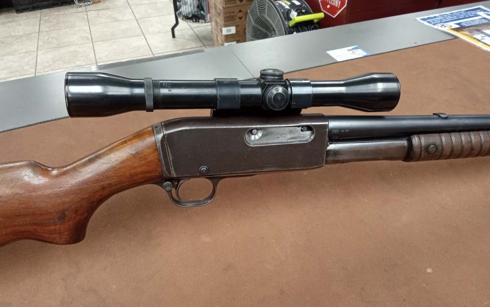 Remington model 14 30 REM pump action rifle -img-9