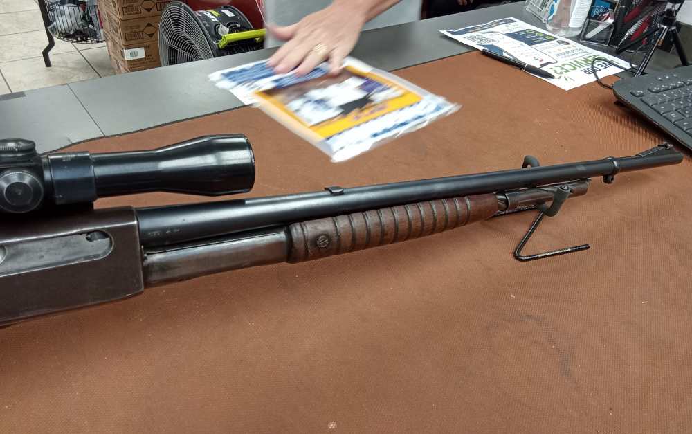 Remington model 14 30 REM pump action rifle -img-10