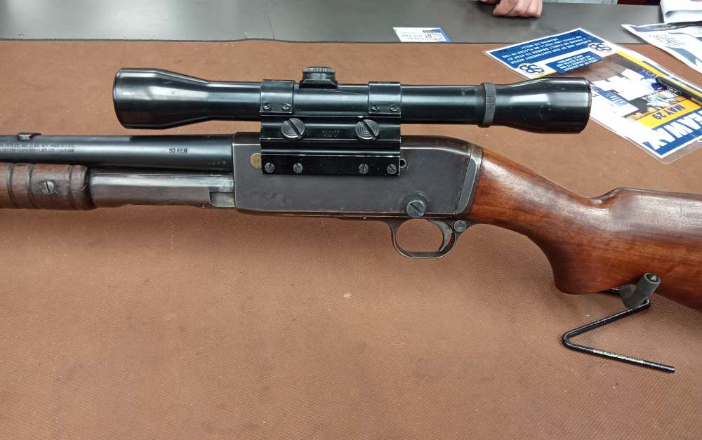 Remington model 14 30 REM pump action rifle -img-2