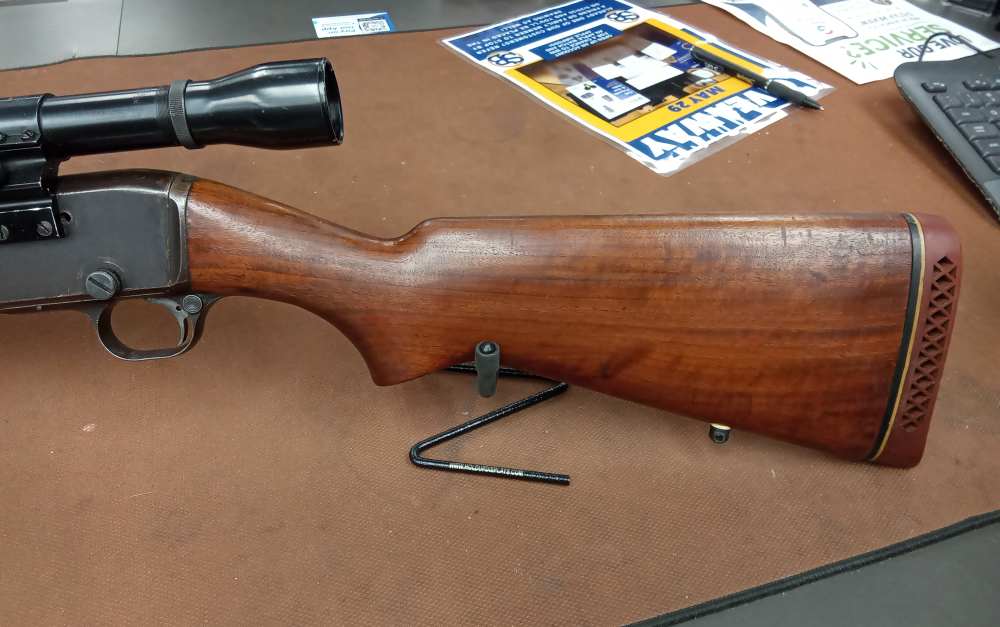 Remington model 14 30 REM pump action rifle -img-1