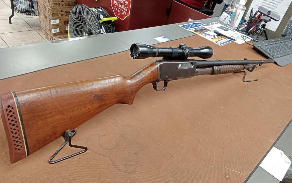 Remington model 14 30 REM pump action rifle -img-7