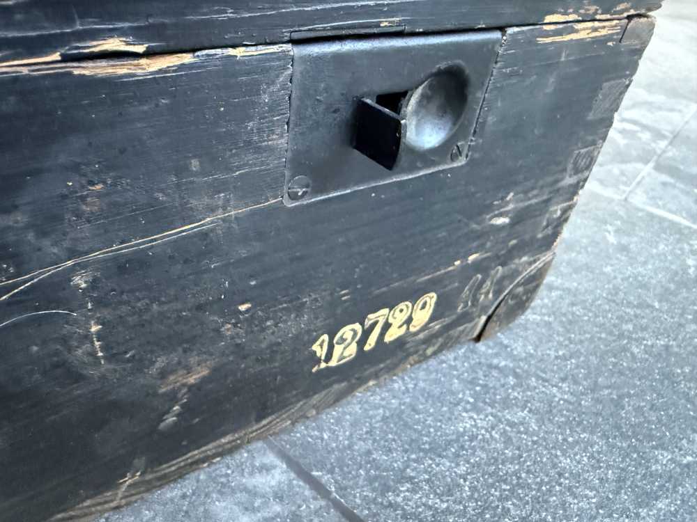 WWII German Wien 41 Mine Detector Transport Box Wooden Pioneer  Reenactment-img-2