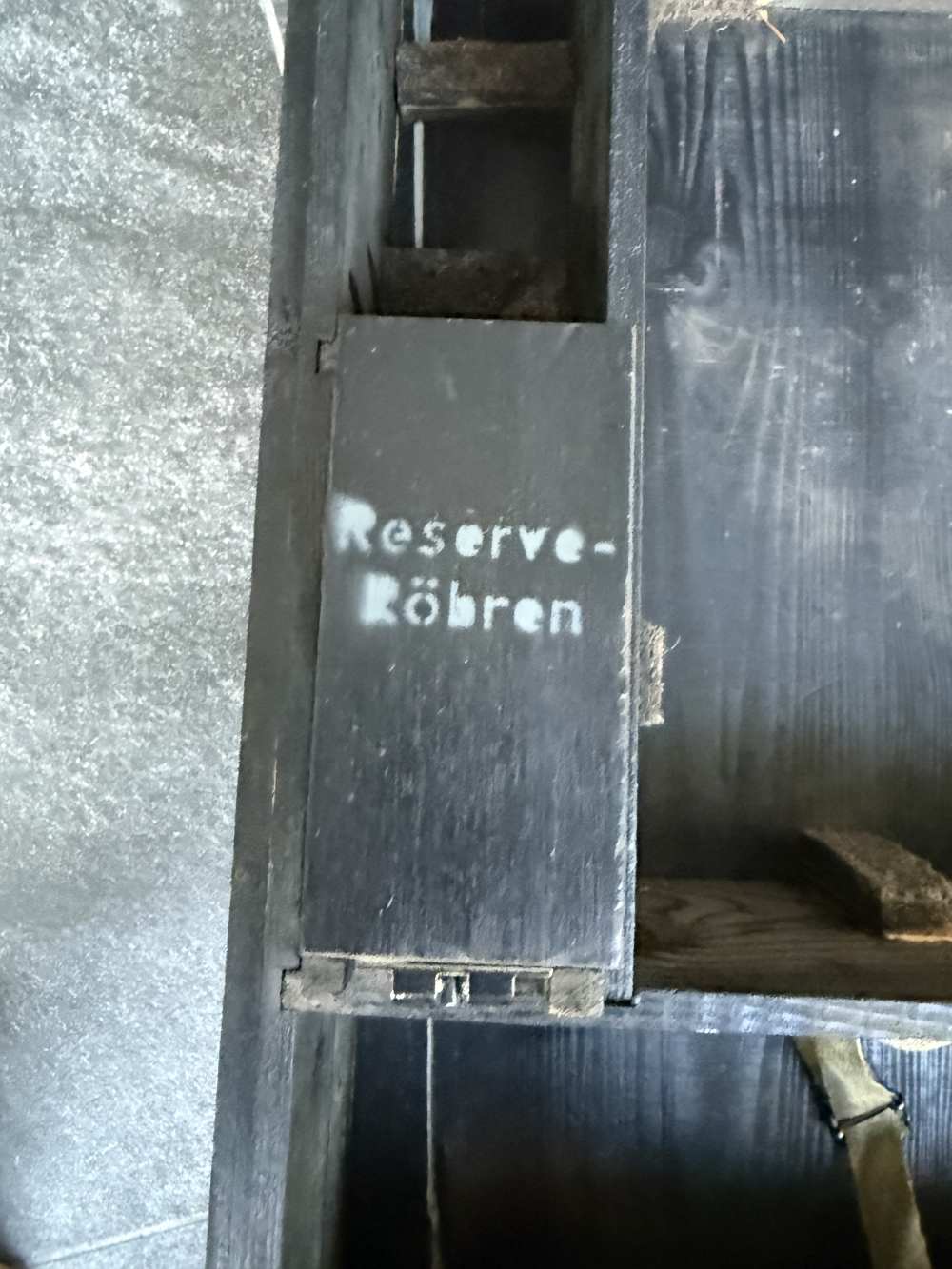 WWII German Wien 41 Mine Detector Transport Box Wooden Pioneer  Reenactment-img-9