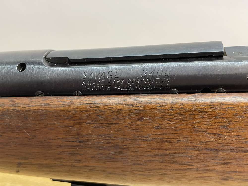 Savage Arms Model 340B .22 Hornet 21" Blued *VINTAGE BOLT-ACTION RIFLE*-img-17
