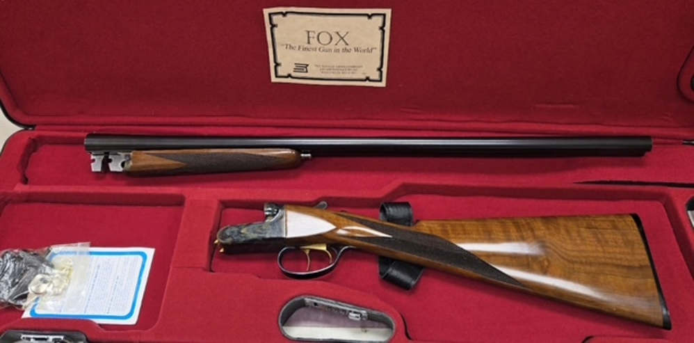 Savage Fox A Grade 20ga 26" Choked Hard Case Case Color Engraving Mint -img-0