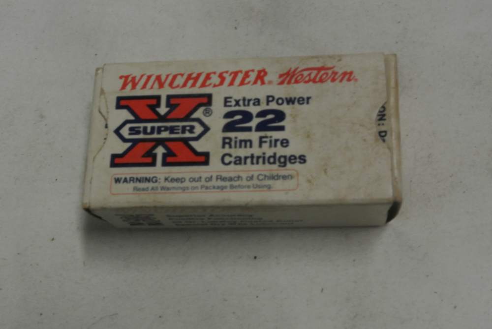 Vintage Box of Winchester 22 Short Ammo -img-0