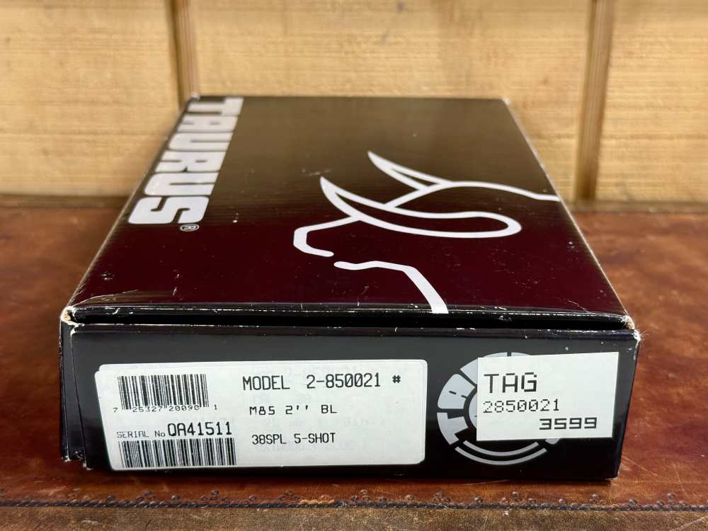 Taurus M85 .38 SPL 2” w/ Original Box-img-6