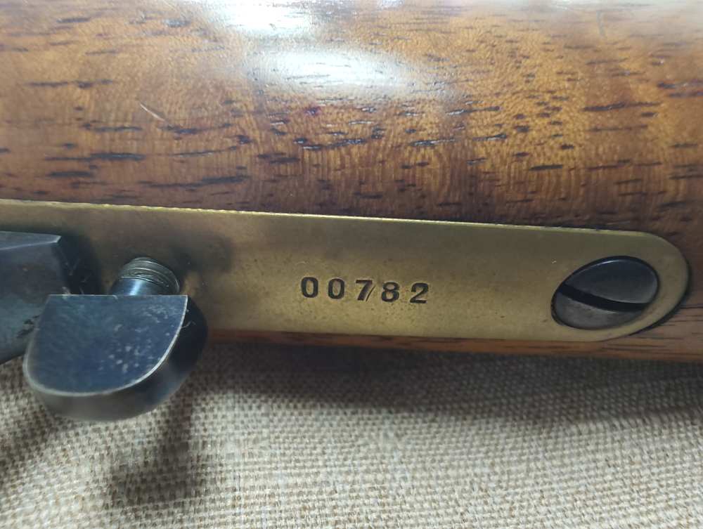 1860 Henry Brass Patent Rifle by A. Uberti for Allen Arms Co. Cal. 44-40!-img-22