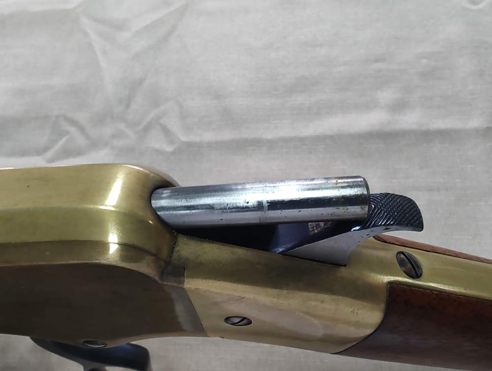 1860 Henry Brass Patent Rifle by A. Uberti for Allen Arms Co. Cal. 44-40!-img-26