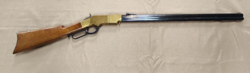 1860 Henry Brass Patent Rifle by A. Uberti for Allen Arms Co. Cal. 44-40!-img-32
