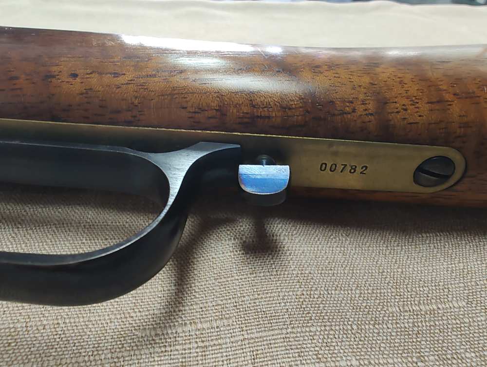 1860 Henry Brass Patent Rifle by A. Uberti for Allen Arms Co. Cal. 44-40!-img-23