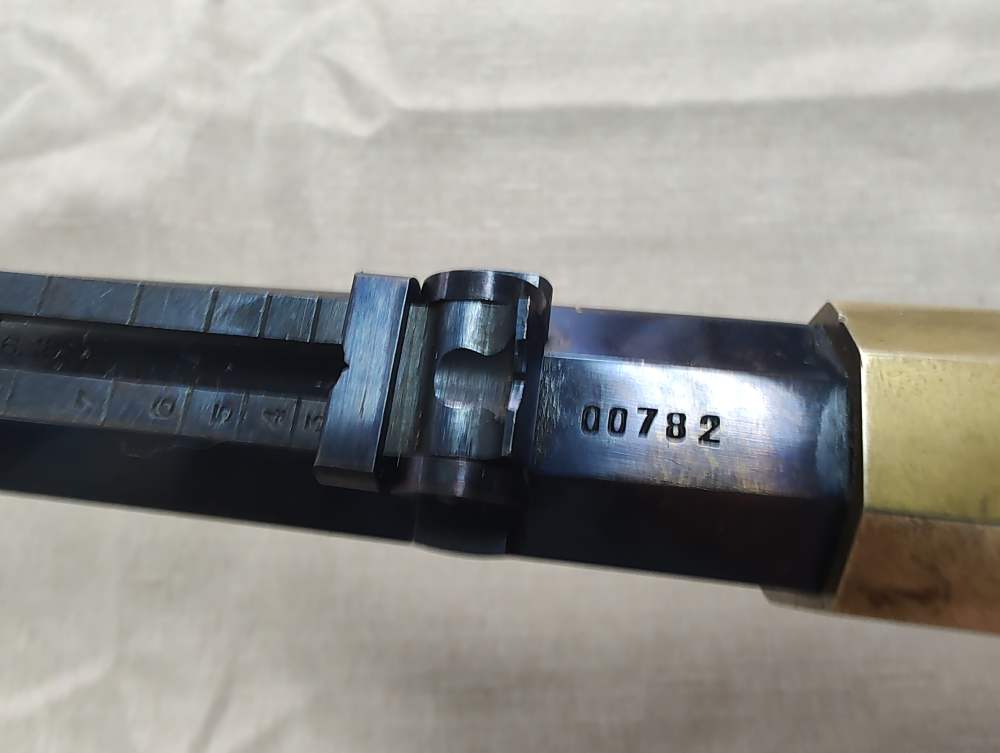 1860 Henry Brass Patent Rifle by A. Uberti for Allen Arms Co. Cal. 44-40!-img-31
