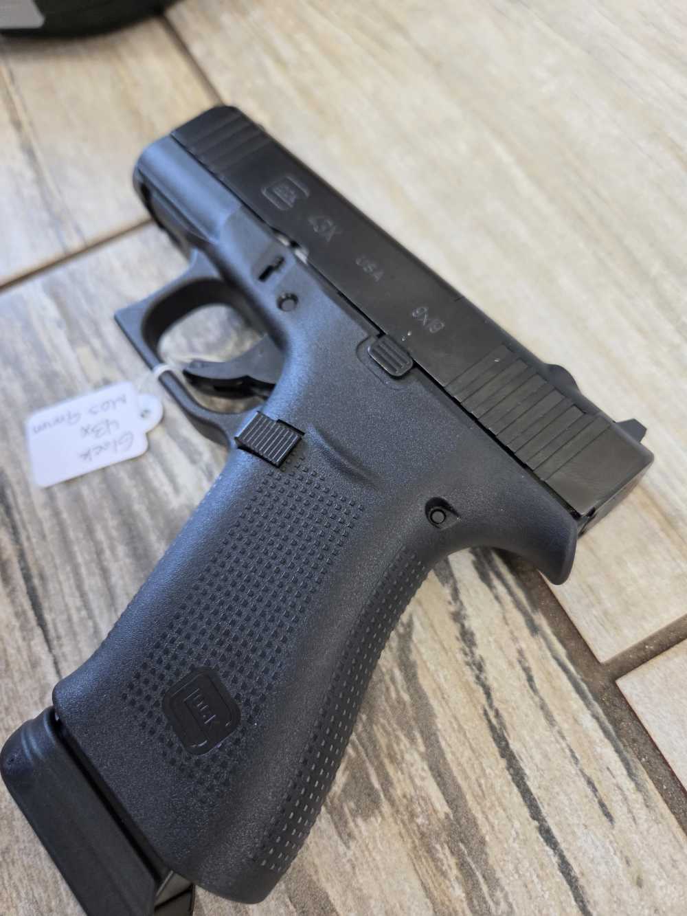 Glock 43X MOS Pistol 9mm 3.41" Black 2x 15rd Mags NEW UX4350203FRMOS-img-3