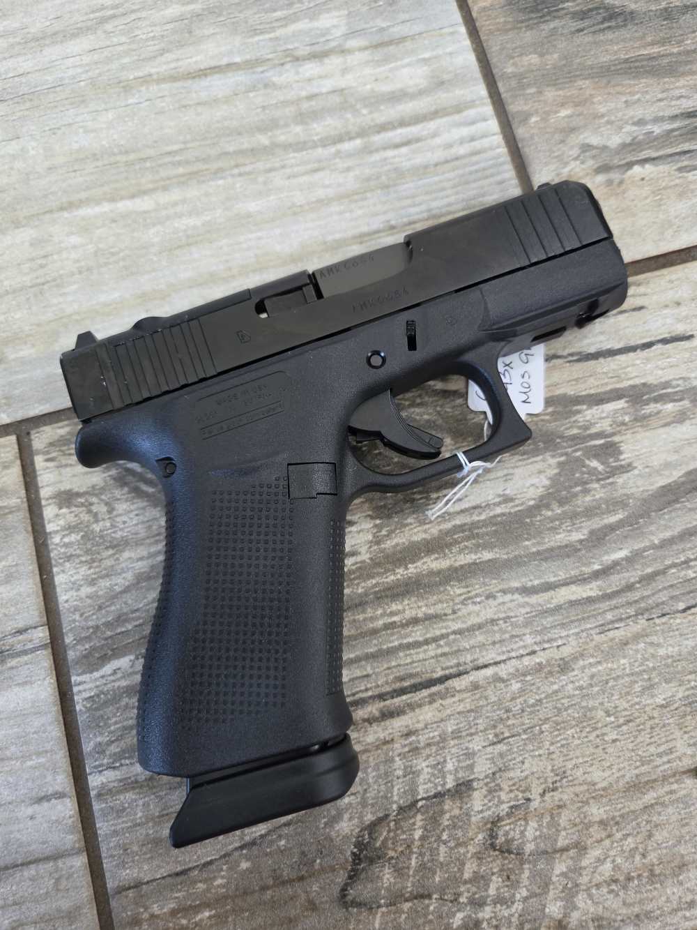 Glock 43X MOS Pistol 9mm 3.41" Black 2x 15rd Mags NEW UX4350203FRMOS-img-4