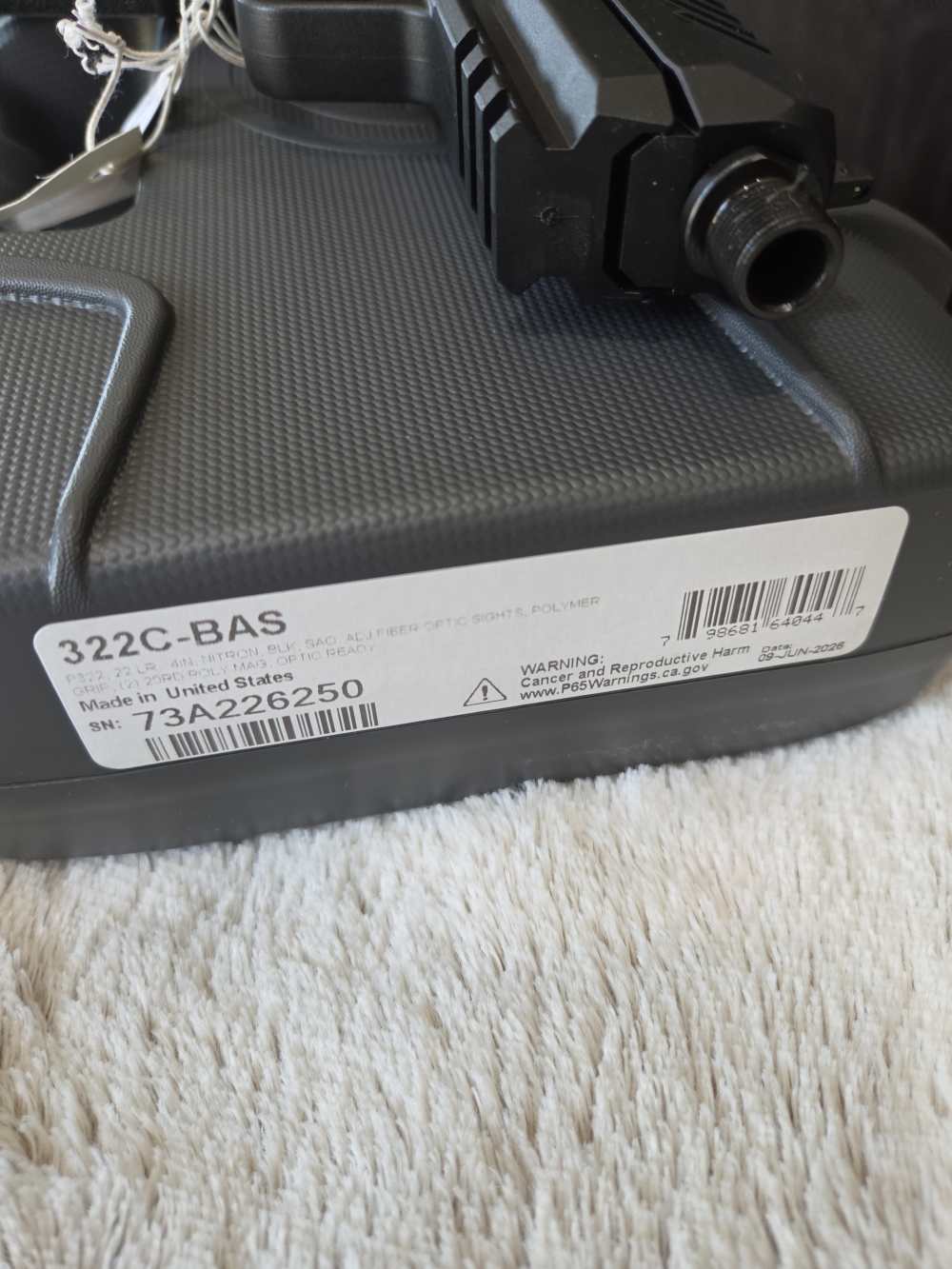 SIG Sauer P322 .22 LR 4" Threaded Optics Ready 2x20rd NEW 322C-BAS-img-9