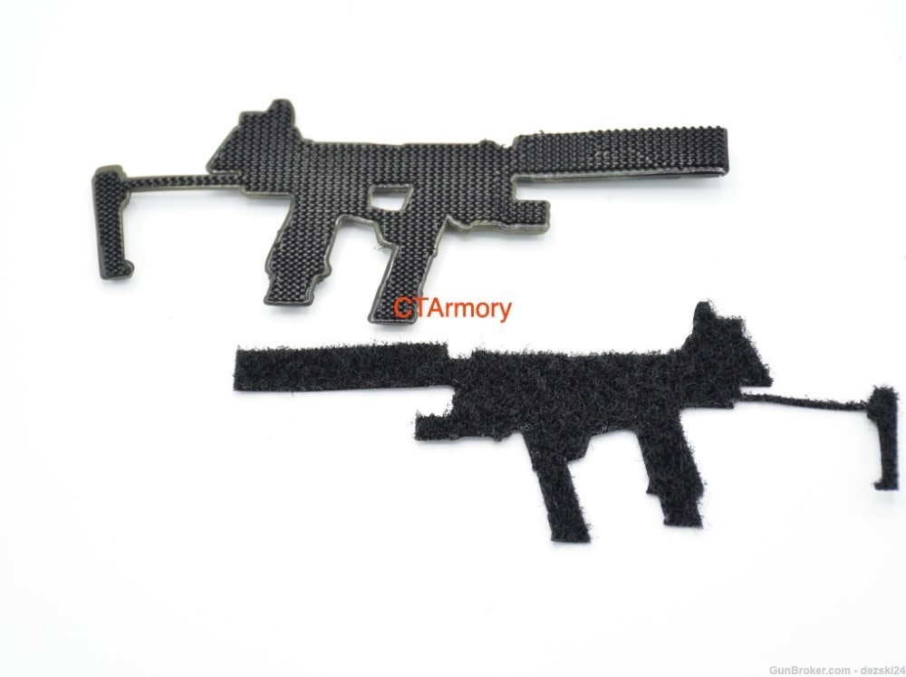 FLUX RAIDER GLOCK SBR PISTOL/RIFLE BRACE LOGO PATCH HOOK/LOOP BACKING GREEN-img-4