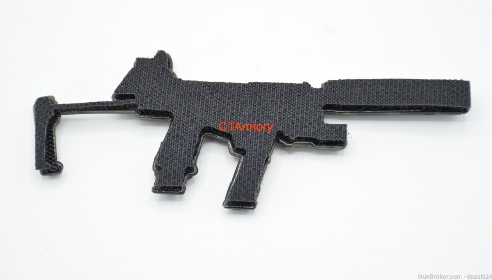 FLUX RAIDER GLOCK SBR PISTOL/RIFLE BRACE LOGO PATCH HOOK/LOOP BACKING GREEN-img-2