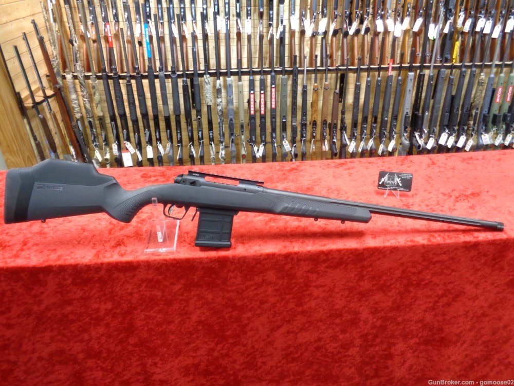 Savage Model 110 Tactical LEFT HAND 6.5 CM Threaded LH AICS Gray WE TRADE!-img-1