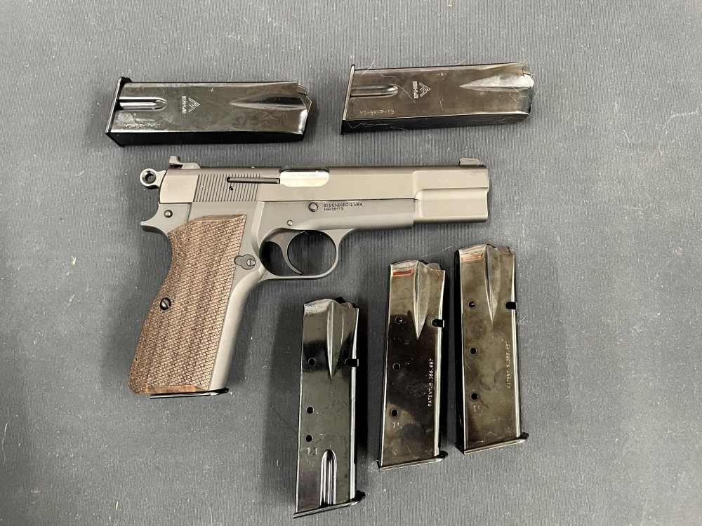 SPRINGFIELD ARMROY SA-35 HIGH POWER 9MM 6 MAGS SA35 LIKE NEW-img-0