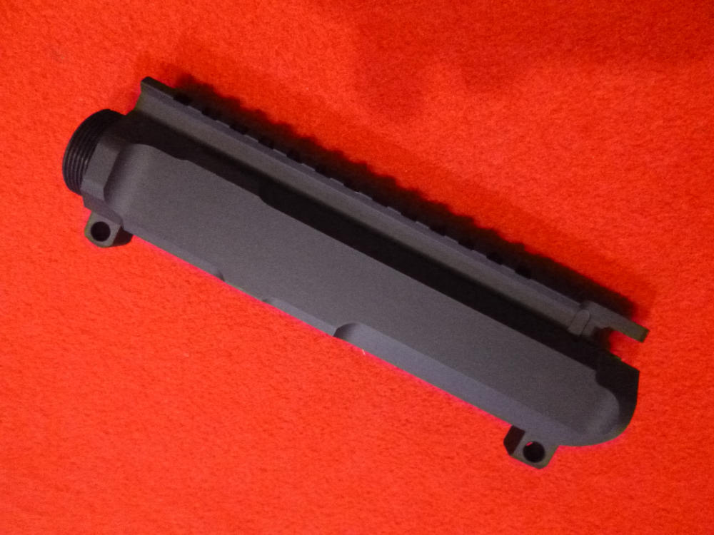 AR 15 Stripped Billet Upper Receiver Slick Side Milled Rail-img-2