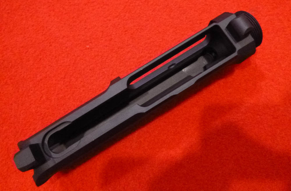 AR 15 Stripped Billet Upper Receiver Slick Side Milled Rail-img-3