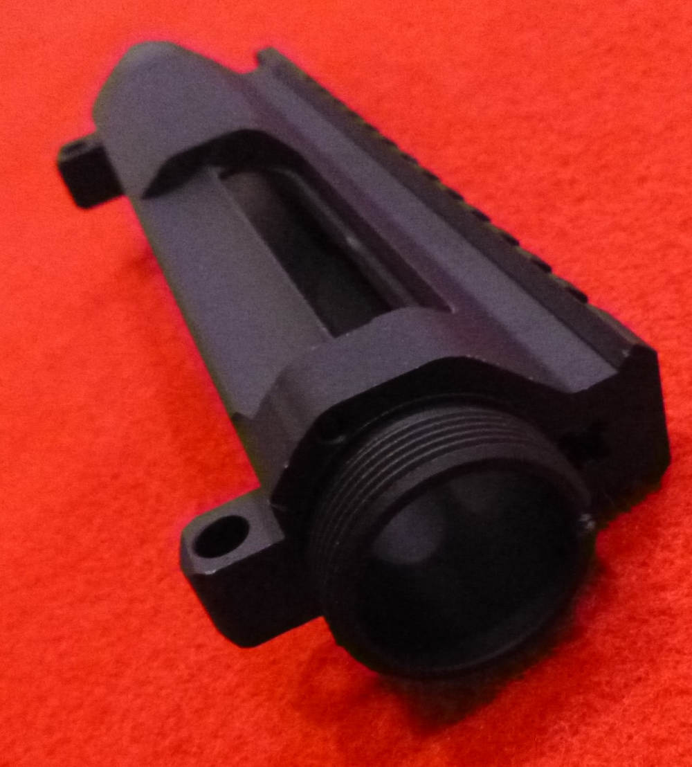 AR 15 Stripped Billet Upper Receiver Slick Side Milled Rail-img-4
