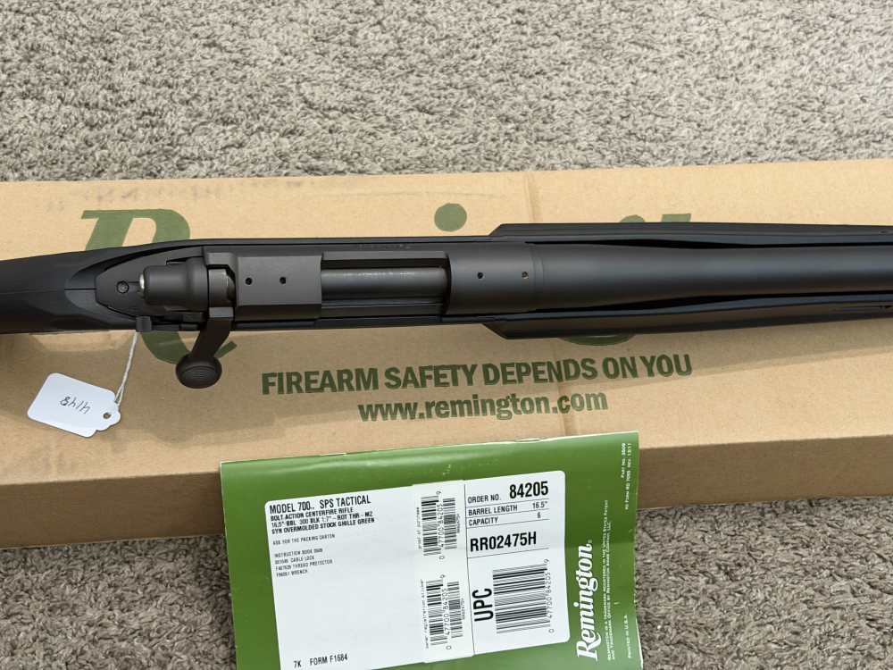 Remington 700 AAC-SD 300 Blackout sps tactical varmint 16.5” 1-7” LNIB-img-13