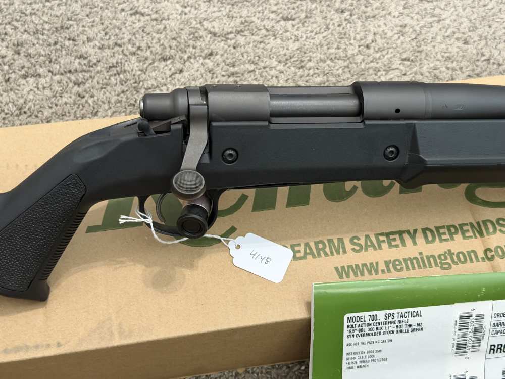 Remington 700 AAC-SD 300 Blackout sps tactical varmint 16.5” 1-7” LNIB-img-3