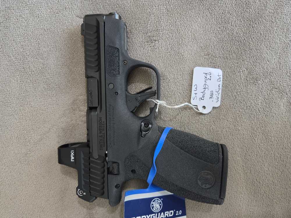 S&W Bodyguard 2.0 .380 Viridian RFX1 Green Dot Thumb Safety NEW 14785-img-6