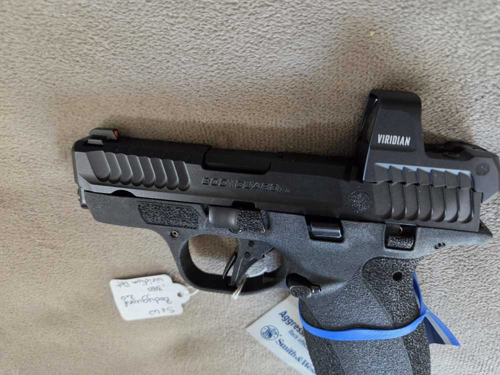 S&W Bodyguard 2.0 .380 Viridian RFX1 Green Dot Thumb Safety NEW 14785-img-5