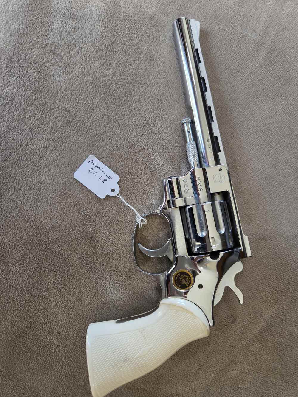 Arminius HW7 .22 LR 6in 8-Shot DA/SA Revolver Used-img-7