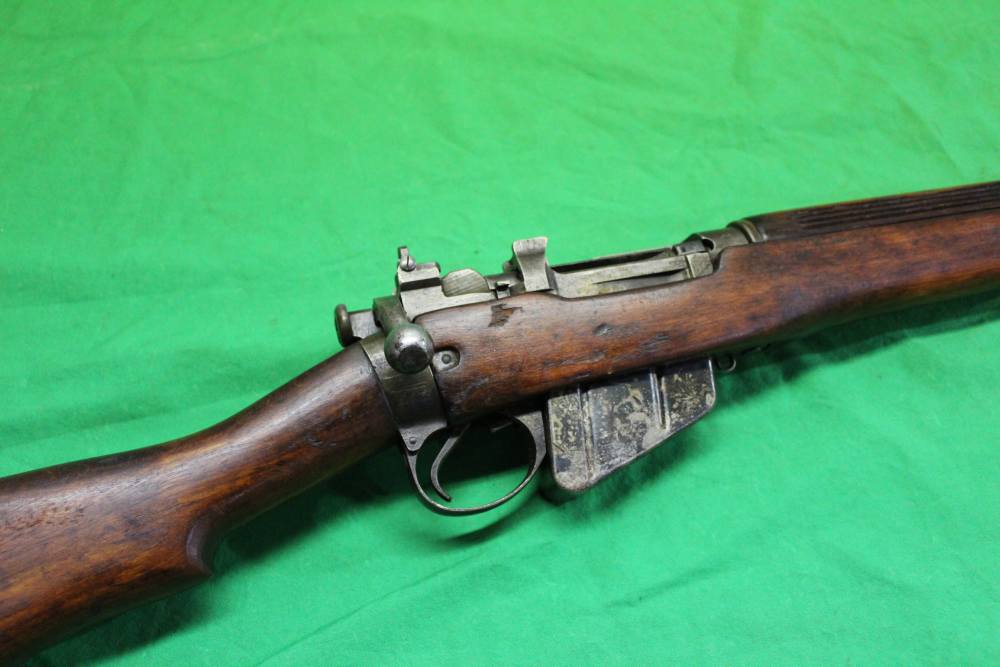 Early Savage No.4 Mk1 Lee Enfield Rifle 1942 U.S. Property Round Bolt NICE-img-1