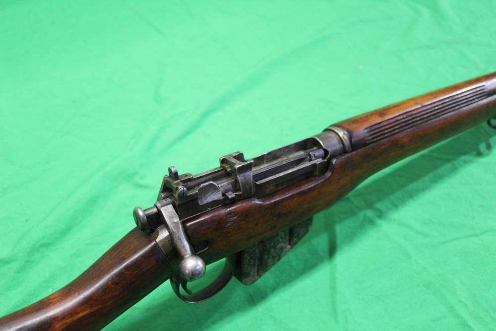 Early Savage No.4 Mk1 Lee Enfield Rifle 1942 U.S. Property Round Bolt NICE-img-17