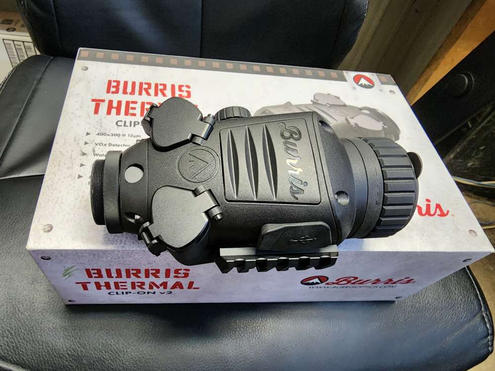 USED BURRIS THERMAL CLIP-ON BTC35 V2 35MM 1-4X TWO ADAPTERS INCLUDED 300622-img-12