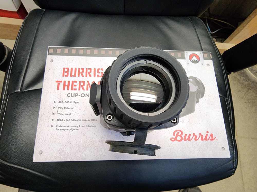 USED BURRIS THERMAL CLIP-ON BTC35 V2 35MM 1-4X TWO ADAPTERS INCLUDED 300622-img-15