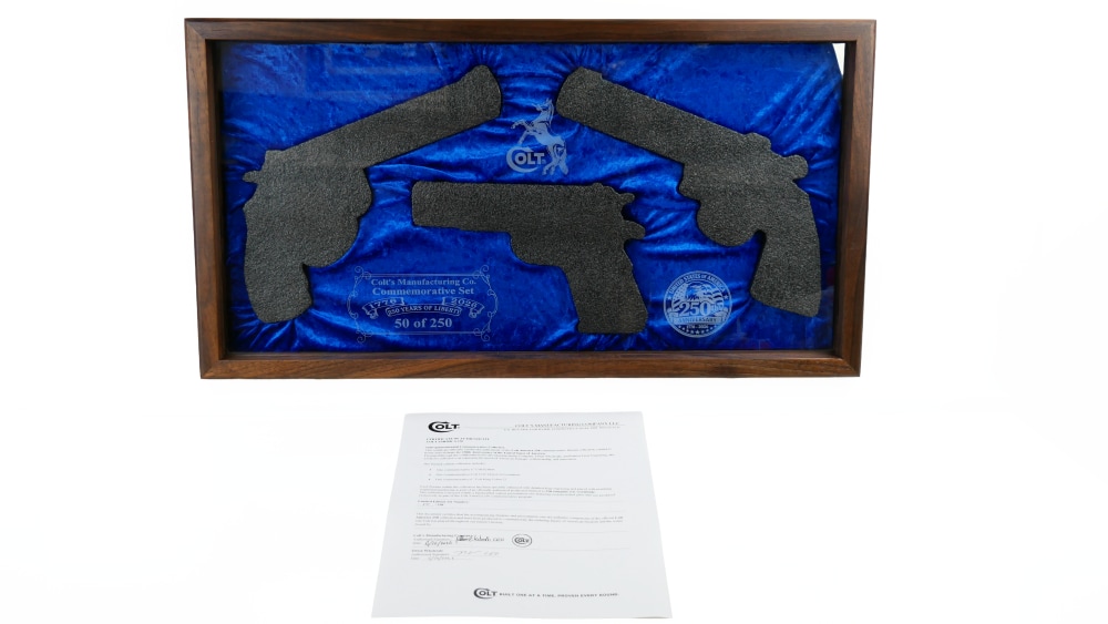 COLT AMERICA 250TH ANNIVERSARY 3 GUN SET ENGRAVED 50 OF 250 LIMITED EDITION-img-33