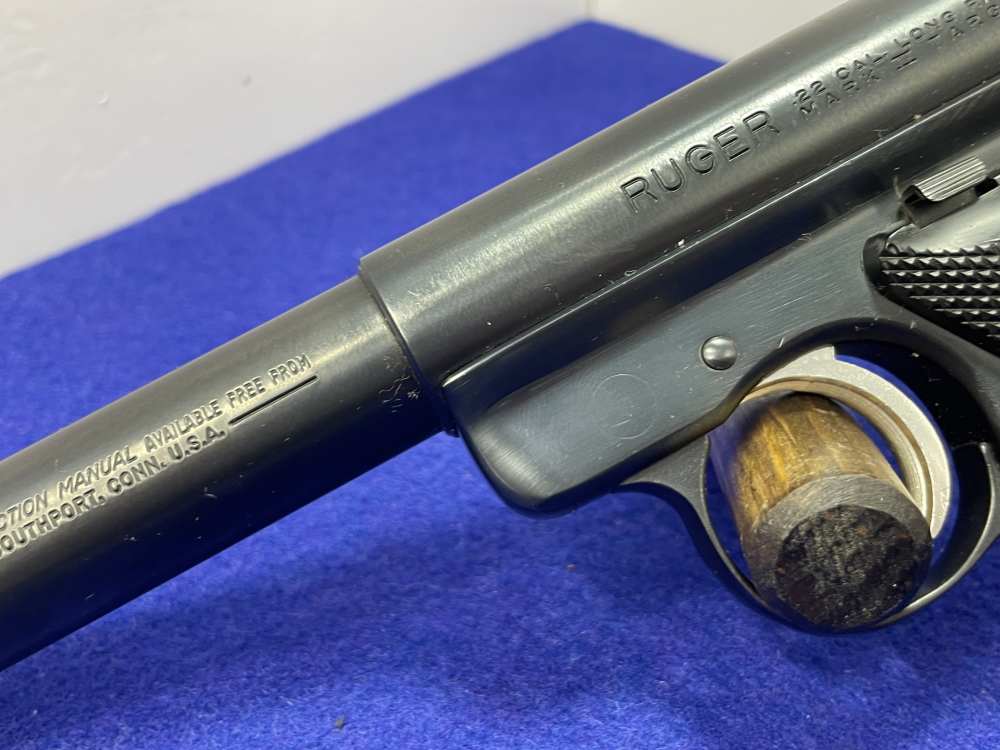 1990 Ruger Mark II Target .22LR 5.5" Blued *RELIABLE RIMFIRE TARGET PISTOL*-img-8