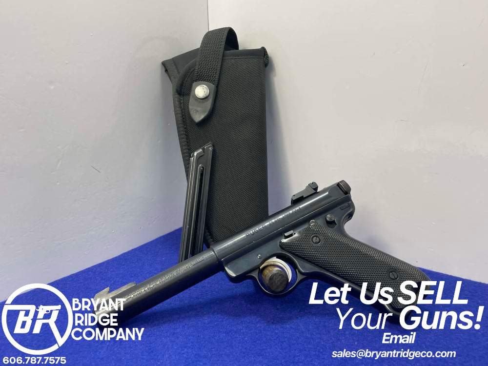 1990 Ruger Mark II Target .22LR 5.5" Blued *RELIABLE RIMFIRE TARGET PISTOL*-img-0