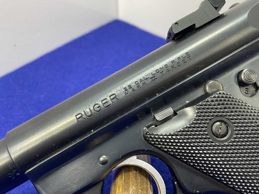 1990 Ruger Mark II Target .22LR 5.5" Blued *RELIABLE RIMFIRE TARGET PISTOL*-img-7