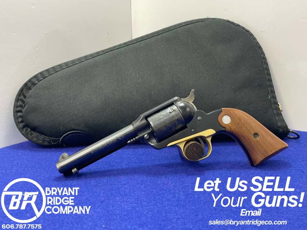 1970 Ruger Bearcat .22LR 4" Blue *EXCELLENT COMPACT SINGLE-ACTION REVOLVER*-img-0