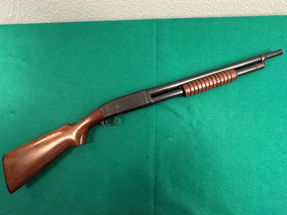 Remington Model 10-R Riot Shotgun 12 Gauge 20" Barrel Made in August, 1927 -img-1
