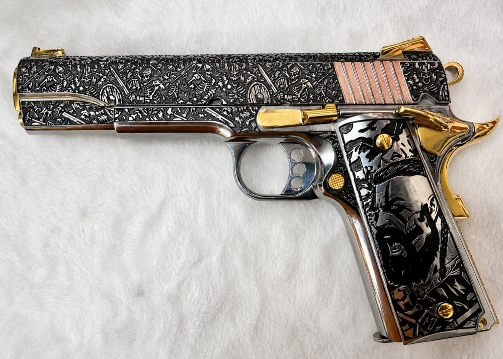 D&G Custom Colt 1911 Viking battle edition-img-2