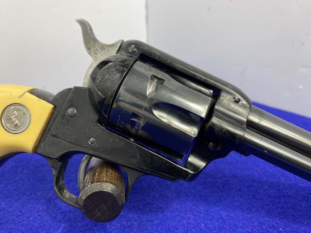 1967 Colt Frontier Scout '62 .22 LR 4.75" *MIDNIGHT FINISH & STAGLON GRIPS*-img-17