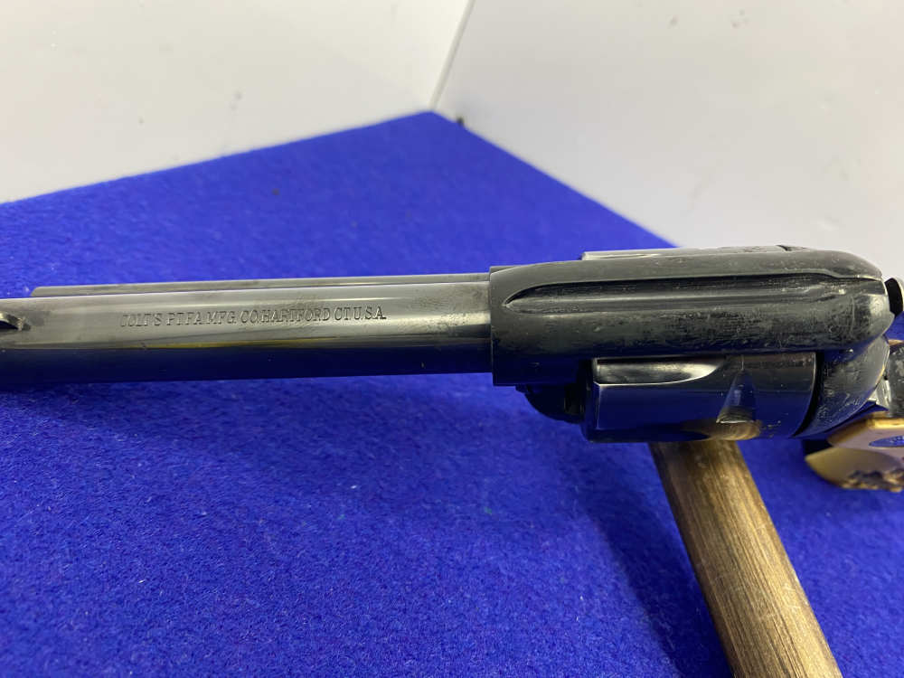 1967 Colt Frontier Scout '62 .22 LR 4.75" *MIDNIGHT FINISH & STAGLON GRIPS*-img-28