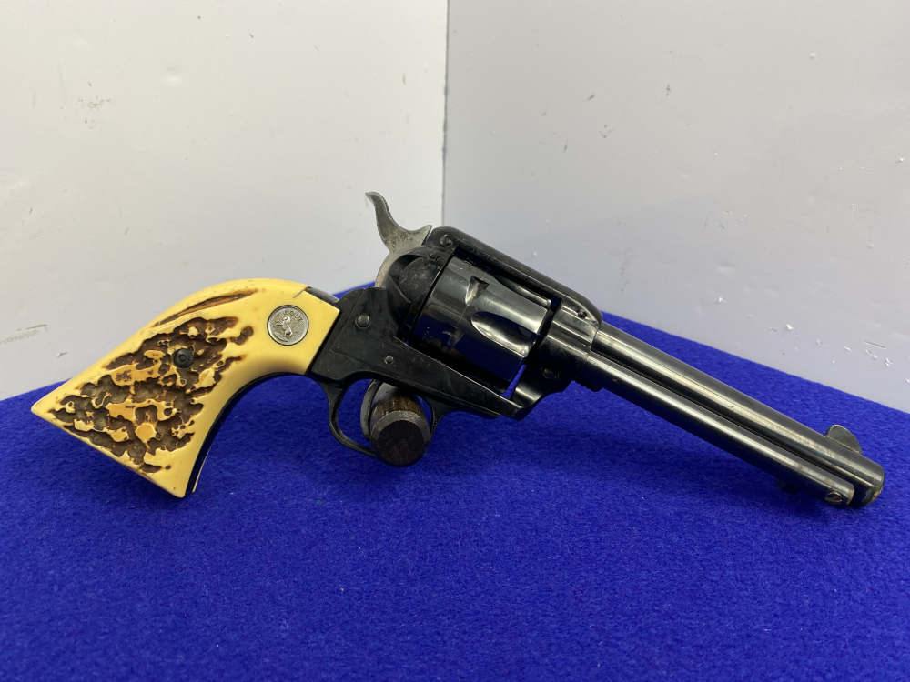 1967 Colt Frontier Scout '62 .22 LR 4.75" *MIDNIGHT FINISH & STAGLON GRIPS*-img-14