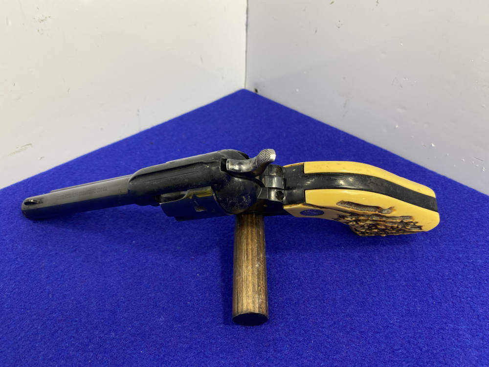 1967 Colt Frontier Scout '62 .22 LR 4.75" *MIDNIGHT FINISH & STAGLON GRIPS*-img-23